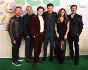 Seth MacFarlane Instagram - The stars of #TedSeries showed out for the red carpet premiere last night at The Grove in Los Angeles! Stream all episodes of the new series now, only on @Peacock.