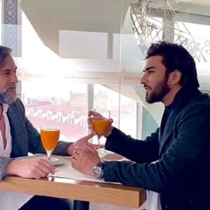 Sezgin Erdemir Instagram - You'll never know when and how you'll meet a dear person and feel the connection between when the topic is art and music. It just may happen out of the blue. Thanks to this talented actor Imran Abbas was kind enough to invite me to his show and blessed me with his warm welcoming and the conversation we had. More to talk about in a few days and no doubt more to work together soon enough. 
@imranabbas.official