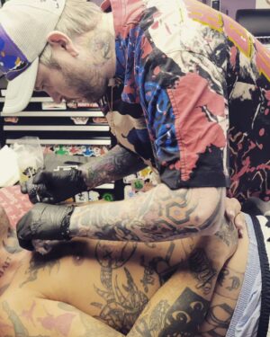 Shaggy 2 Dope Instagram - Received some of that #shaggytheairhead #lazyandcrazy ink today!