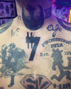 Shaggy 2 Dope Instagram - Received some of that #shaggytheairhead #lazyandcrazy ink today!