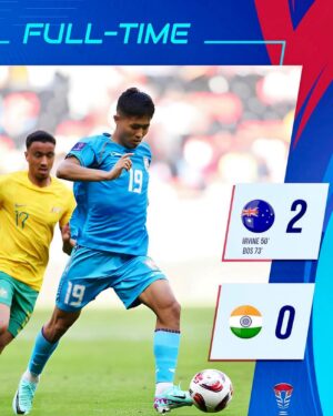 Shaiju Damodaran Instagram - 0-2 vs Australia Not a bad result at all …⚽️Keep trying Blue tigers ⚽️ #teamindia #bluetigers #afcasiancup #firstmatch #hopes #stillalive #letsfootball⚽