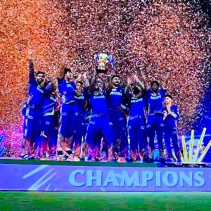 Shaiju Damodaran Instagram - Purple Wave in IPL 🔥 #kkr #champion #ipl #thirdtime #korbolorbojeetbo