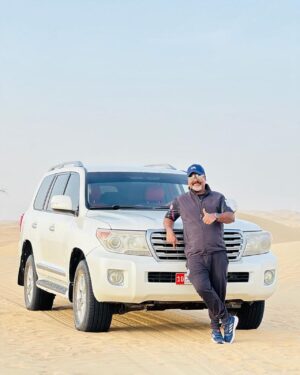 Shaiju Damodaran Instagram - On the whispering dunes …🔥 desert drive day in abudhabi @arabian_desert_safari_abudhabi  awesome experience 🔥