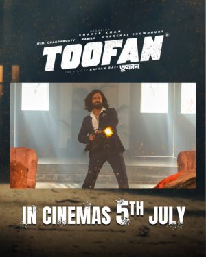 Shakib Khan Instagram - #Toofan-এর দাপটের সাক্ষী থাকার পালা এবার India-র 🔥
৫ই জুলাই #Toofan release করছে India-তে | Film running successfully Internationally 🌪️

@_raihanrafi_ @theshakibkhan @chanchal_chowdhury @mimichakraborty @masumanabila Misa Sawdagar @chorkiofficial @alphai_studios_ltd @svfekush #SVF #ToofanGlobally