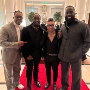Shamier Anderson Instagram - The LA Experience ☀️ 

The Rolodex: 

1. The Canadian Consulate 🍁 🔐 
2. Apt 200 LA Show 🪩 
3. Black Luxury 💎
4. The Scarborough Goodfellas 🎩
5. Hollywood Hills Studio Sessions 🌴 
6. Top 3 Burgers in the world. 🍔 
7. John Wick 5 👀 
8. Las Vegas Shows w/ The Loud Boys. 🎰 
9. Rush Hour Reboot: Canada meets France 🇫🇷 🇨🇦 
10. Avenue of The Stars 🏎️