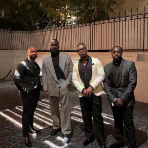 Shamier Anderson Instagram - The LA Experience ☀️ 

The Rolodex: 

1. The Canadian Consulate 🍁 🔐 
2. Apt 200 LA Show 🪩 
3. Black Luxury 💎
4. The Scarborough Goodfellas 🎩
5. Hollywood Hills Studio Sessions 🌴 
6. Top 3 Burgers in the world. 🍔 
7. John Wick 5 👀 
8. Las Vegas Shows w/ The Loud Boys. 🎰 
9. Rush Hour Reboot: Canada meets France 🇫🇷 🇨🇦 
10. Avenue of The Stars 🏎️
