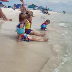 Shandi Finnessey Instagram - Another magical vacation with the boys. The last time we visited, Charlie was too little to enjoy the beach much, but this trip, he was in his element! (Check out the video of him Zen-ing out while watching the waves) It was magic watching the boys play for hours in the sand and waves. We saw a lot of friends from back home, and even made a few new friends that we hope to stay in contact with. 💕

#30a #seaside #rosemarybeach