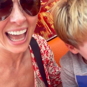Shandi Finnessey Instagram - It’s always a good idea to go to the fair when it’s in town! Today was so much fun!! Charlie got to ride his first ride… ever! And my dad and I almost tossed our cookies on the pirate ship. But the highlight of the fair was watching Charlie eat his twisty cone. Seriously… check it out… (you’re welcome).

Oh! And I entered one of my chicken eggs in the “oddest egg” contest and won a second place ribbon. Sadly, my honey didn’t win… as I had to transfer the honey to a different container last minute (it’s a long story) and in the process, it got 2 air bubbles in it… which isn’t good. You don’t want any air bubbles in the honey. Hoping for a ribbon placement next year!