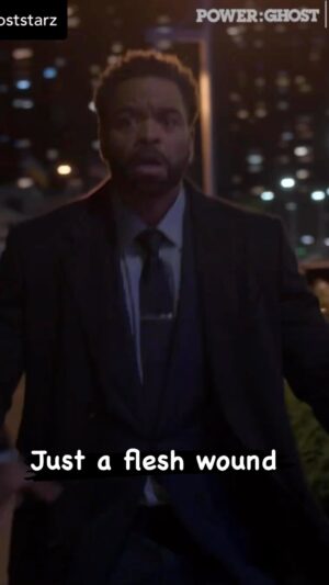 Shane Johnson Instagram - Can’t believe I got shot in the liver - it’s taken me some time to recover. FYI: Band-aids can’t fix bullet holes. Posted @withregram • @ghoststarz These scenes had y’all shook, huh? Here’s one of your top plot twists from #PowerGhost