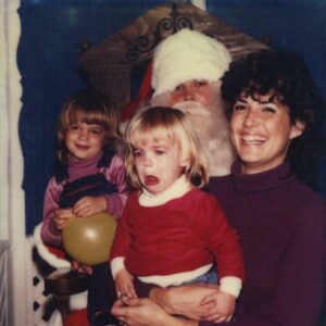 Shane West Instagram - Today I’m grateful for my lavender/lilac(what color is this anyway?) turtleneck, random balloon to fuss with, glorious bowl haircut, and of course FAMILY....
Santa looks beyond THRILLED 👀 Or perhaps he’s self medicating to deal with all of this 🤔

Either way.....Happy Holidays from my fam to yours! 🎄 

#merrychristmas #fbf #repost