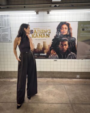 Shanley Caswell Instagram - Loved talking about Raising Kanan Season 3 today!! Friday, December 1st on Starz! Big thangs poppin this season 😈