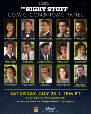 Shannon Lucio Instagram - Tomorrow, 1 pm pst, join the cast and creatives behind #therightstuffseries as we try in vain to hold a candle to the brilliant mind of @therealmaejemison while talking about our show and the real people who inspired it.  #comicconathome #lifeisgooddespitecorona #actor #funathome #weareallstars #lovemycoworkers