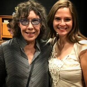 Shannon Lucio Instagram - What an honor to perform for the great Lily Tomlin!  She saw #TheCake @echotheater last week and said she loved it.  Double wow!  #lilytomlin #actorslife #honored #theater #luckygal