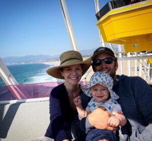 Shannon Lucio Instagram - Hudson’s first Ferris Wheel ride! #hudson #firstride #sonny #actors #holdontight #santamonica #family