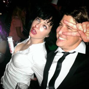 Shannon Lucio Instagram - Mrs. Mia Wallace and Vincent Vega #pulpfiction #quentintarantino #umathurman #johntravolta #costume #Halloween #fun