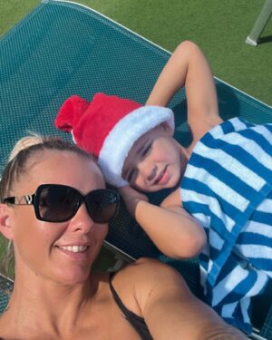 Shannon O'Connell Instagram - Christmas 2023 with 2 of my 3 babies ❤️ #christmascruise #pocruises #christmas2023 #family #love #makingmemories