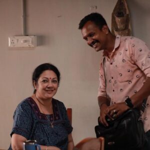 Shanthi Krishna Instagram - Just wrapped up my shoot for Boban  Samuel’s new movie in Kochi. My lovely n lively costars ❤️ n my asst missing them already 🥰 God bless🙏🏻😍