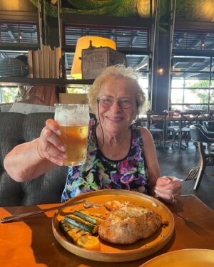 Sharon Bialy Instagram - Nothing like a bit of beer on a hot day after seeing the #Barbie movie. Her first film in the movie theatre since the pandemic. She says #ryangosling Gosling should get an #academyawards nomination. She is usually right.