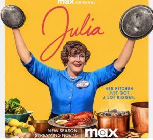 Sharon Bialy Instagram - Today Season 2 of #julia on @hbomaxes premieres today. 1st 3 episodes in France. Enjoy #sarahlancashire @davidhydepierce @britbrad @bebeneuwirthfans @instafrankranz and many more. It’s just divine and delightful! What we all need right now!