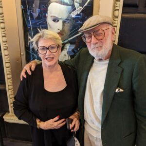 Sharon Gless Instagram - Celebrating our 31st anniversary at Phantom. A show that always looked looming in our romance since we first saw it as a couple during the show's premier week in London 36 years ago.