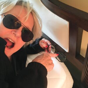 Sharon Gless Instagram - Well, Ladies and Gentlemen, my missing glasses.  They weren’t on my head, but they were wedged behind the headboard. One mystery solved.  Another begins.