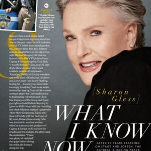 Sharon Gless Instagram - Thank you, @people for the 3 page article and photo essay.  Incredible.  Here's page 1; the magazine is on the stands later today. #apparentlytherewerecomplaints @simonandschuster