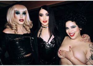 Sharon Needles Instagram - 2 legends and future incarcerated murderer..
