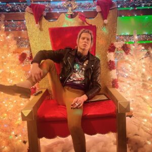 Sharon Needles Instagram - ‘One of those river bottom boys’ #happyholidays #emmitottersjugbandchristmas