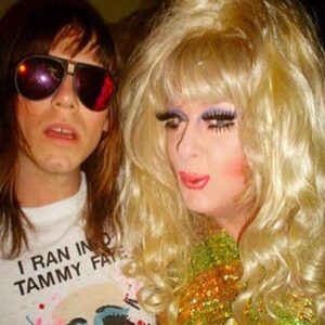 Sharon Needles Instagram - Happy birthday @official_lady_bunny ! This photo was taken the first time I met you in 2007. I purchased your  film Wigstock from a 99cent bin from a gas station in Newton Iowa in 1996.. it changed my life.. you are the most important drag artist alive.. or dead.. I love you.. I LOVE YOU.