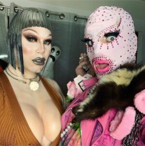 Sharon Needles Instagram - Happy Birthday to my drag abortion @queen_indica ! I’m so happy I had you while it was still legal! Keep your laws off of my corpse!  #safeandlegaldragabortionishumanrights