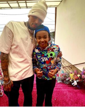 Shaun Dixon Instagram - I hope you had an awesome birthday weekend @missroyaltybrown 🎉Your party was soooo much fun!! 🔥🔥🔥. #actor #kidactor #nike #jordans