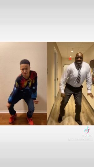 Shaun Dixon Instagram - 😂😂 #shaquilleoneal #tiktok #tiktokduet #nike #jordans