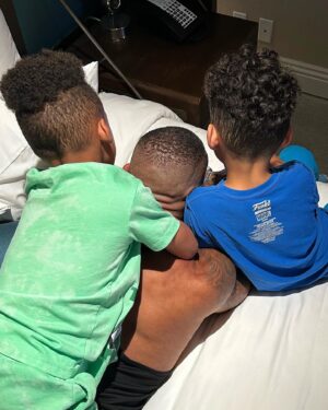 Shaun T Instagram - Question: While I prefer this as my Saturday night over anything else, what do you prefer most of your weekend nights to look like? 

Being a traveling dad, I literally soak up every moment I get to have with my kiddos and my husband. I even dragged them to LA with me because I am just truly attached to their souls and I don’t like being away from them! ♥️