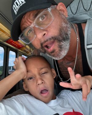 Shaun T Instagram - First Papa and Sander trip in the books!
#fatherson #love