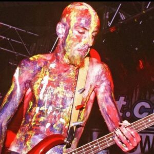 Shavo Odadjian Instagram - Flashing back to the SnoCore show at the Hollywood Palladium in 2000, when we doused ourselves in paint and went up on stage. To my surprise, paint melts and runs when you sweat. lol. My eyes burned so bad throughout the entire set that it was hard keeping them open. Nonetheless the show was amazing and something I’ll never forget. 
.
.
.
.
#systemofadown #stories