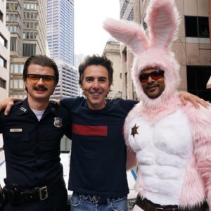 Shawn Levy Instagram - Happy 1 year Birthday #freeguy 👕. Too bad we didn’t have any fun making this movie…