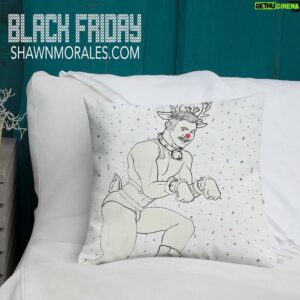 Shawn Morales Instagram - Happy Holigays 🍁 Black Friday specials this weekend only (link in bio) 🦌 Reindeer Shawn drawing by the talented @donbarabara #shawnmoralesfanart #supportqueerartists #holislay