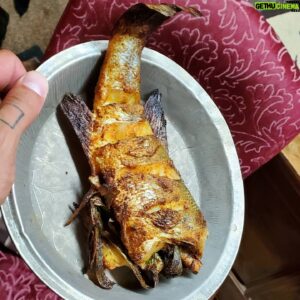 Shawn Morales Instagram - I have never felt like more of a MAN. Caught my own fish (bass), scaled, gutted cleaned (for the first time) and cooked it in the air fryer! Thank you to @levipacker and his dad #busterpacker for taking us and teaching me everything I know. It was delicious #yum looks like this farm ranch will make a man of me / a capable person 😎 #nofilter #fishinglife