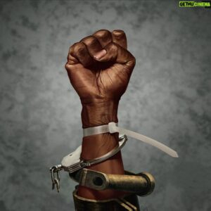 Shawn Morales Instagram - This piece by @ricardo.chucky is so powerful #repost from @ebonhart #blackpowerfist #blacklivesmatter #staysafe #staystrong