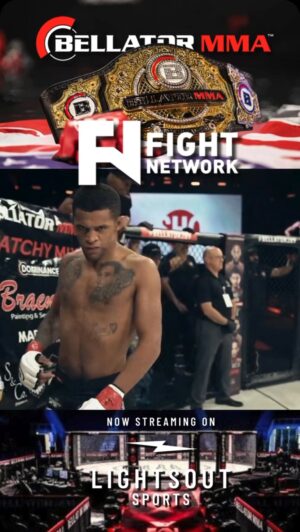 Shawne Merriman Instagram - You want fights? We got fights. @fightnet with @bellatormma is on Lights Out Sports. Collecting the best pugilists like the champ @patchymix, Lights Out Sports has it all! Who’s excited for #bellatordublin tomorrow? 👊⚡️👊⚡️

#mma #mixedmartialarts #bellatorparis #fighters #champ #combat #fight #fightnetwork #primetime #bellatormma #bellatormma