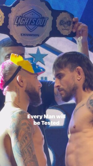 Shawne Merriman Instagram - #CHAMPIONSHIPFight @theunbrokenroy vs Pablo Caballero | May 18th (Tomorrow) @lightsoutxf by @shawnemerriman