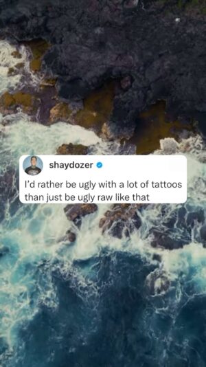 Shayne Smith Instagram - For those who ask me about getting old with tattoos and also just existing currently, this is my official position. #tattoos #ugly #raw #johncena #uglyboysummer