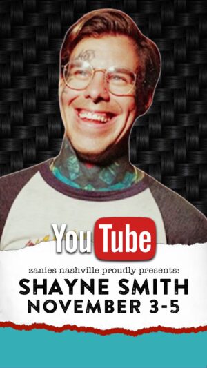 Shayne Smith Instagram - I Hit a Deer.
 
Comedian and podcaster @shaydozer returns to Zanies November 3-5! Grab tickets with the calendar link in our bio.
 
#nashville #musiccity #zanies #zaniesnashville #standup #comedy #comedyclub #jokes