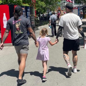 Shayne Smith Instagram - Life lately. Haircuts. Tattoos for ends and beginnings. Friendship. Agape. Faith. Back pain. Sunny days. Baseball. Family. Good conversation. Ohio.