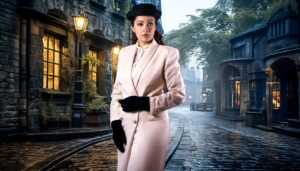 Sheena Chohan Instagram - Stepping into the gritty world of the Peaky Blinders, with the international director/ photographer @photoserge !
As an actress, I live for creating characters that leave a mark. 🎬🖤
.
.
.
Styled by @vinaa_shankar 
.
.
#peakyblinders #retro #sheenachohan #character #actor