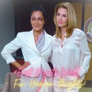 Sheena Chohan Instagram - 10Xing Awareness of Basic Rights and Equality with the 10X Queen @elenacardone ⭐️

HAPPY BIRTHDAY Queen !✨
This one’s dedicated to you and creating a global impact- empowering women together!💛💛 Let’s gooo✨✨✨⭐️

Elena's mission is to build women up to build an empire and restore the value of family, so can you guess which human right she's going to be discussing with me on #EastMeetsWestOnHumanRights?
.
.
Shooting Series team - 

🎥: @silkymoneystudios 
Directed by @dl_silky
Screenwriter @fraserscott1 
Styled by : @vinaa_shankar
Saree: @nikalp_by_shrutidalal
Partnered with @humanrightsfl
BTS and Photography: Samarazzi Photos