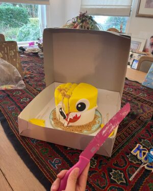 Sheena Sakai Instagram - Our baby shark turned 3 today!!! 🧿🍄🪐🕸️🕷️🪼🦭🦕 I love witnessing your growth and gifts for the world. Forever we’ll have your back little Doop-Doop. 🎈❤️