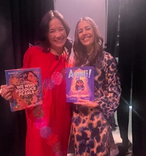 Sheetal Sheth Instagram - We are more than a month.

But so grateful for all the programming and dedicated time spent to champion and uplift our voices. Honored to be part of the @taaforg summit earlier this month with two of the most brilliant women. @michellelitv and @joannahowrites, In awe of you both and all you do. 🙌🏽

So special to have my littles on stage with me reading excerpts from Always Anjali. It is not lost on me how the Anjali series continues to hold such a special place in so many hearts and  finds new homes daily. 🙏🏽✨

I am deeply moved by the bravery and courage of our youngest speaking their truth in the face of so much vitriol. Our voices are needed more than ever and being surrounded and supported by community gives me hope. Thank you @taaforg for holding space for us.

I also hear from so many that still feel alone and unseen. I’ve been there. And if that is you right now, believe me, your people exist. Things can change in an instant.

As hard as things are, please know your light is more than enough. ❤️

#aapi #aapimonth #representationmatters #southasian #kidlit #storytelling #education #childrensbooks #author #librarian #elementaryteacher #wndb #brown #anjali #alwaysanjali #bravoanjali