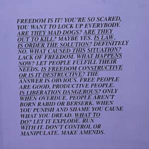 Sheila Vand Instagram - I recently saw this piece by the great artist Jenny Holzer at @sfmoma and it resonated deeply in these trying times ❤️‍🔥

These are select images from a larger work.

@jennyholzerstudio