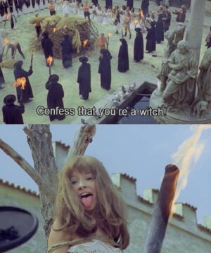 Sheila Vand Instagram - The incredible photo of the amazing Chilean girl from my last thread really reminded me of this iconic scene from the film “Valerie and Her Week of Wonders”